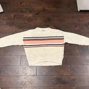 Sweater with stripes